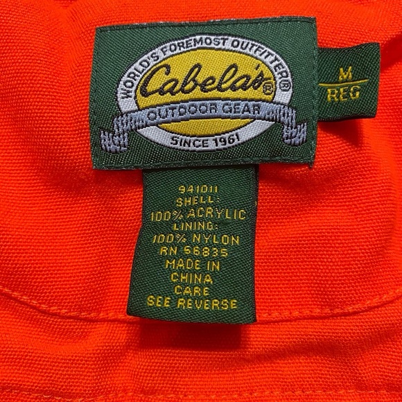 ❗️SOLD❗️Cabela’s Orange Hunting Vest - Picture 3 of 8